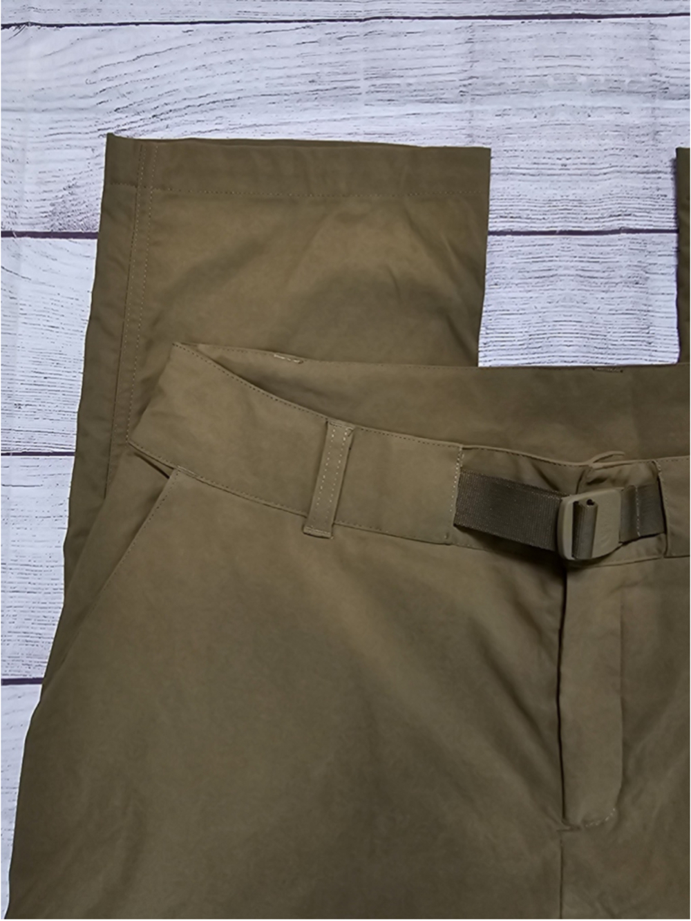 NWT North Face sz 8 short olive green quick dry hiking pants - Picture 4 of 9